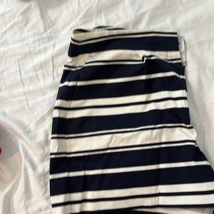 Ann Taylor, navy and white shorts